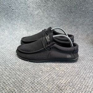 Hey Dude Wally Black Slip On Shoes Size 10 Men’s